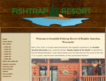 Tablet Screenshot of fishtrapresort.com